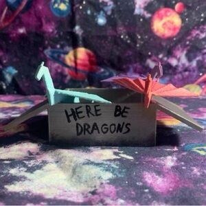 SCP-1762 Here Be Dragons Painted PLA